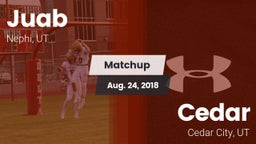 Matchup: Juab vs. Cedar  2018