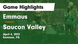 Emmaus  vs Saucon Valley  Game Highlights - April 4, 2023