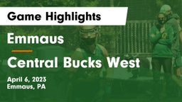 Emmaus  vs Central Bucks West  Game Highlights - April 6, 2023