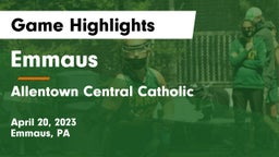 Emmaus  vs Allentown Central Catholic  Game Highlights - April 20, 2023