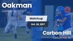 Matchup: Oakman vs. Carbon Hill  2017
