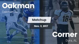 Matchup: Oakman vs. Corner  2017