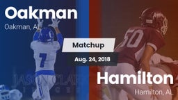 Matchup: Oakman vs. Hamilton  2018