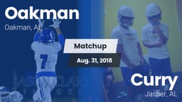 Matchup: Oakman vs. Curry  2018
