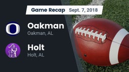 Recap: Oakman  vs. Holt  2018