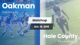 Matchup: Oakman vs. Hale County  2018