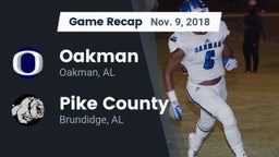 Recap: Oakman  vs. Pike County  2018
