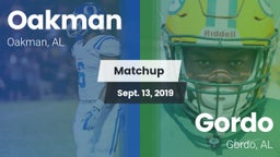 Matchup: Oakman vs. Gordo  2019
