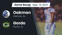 Recap: Oakman  vs. Gordo  2019