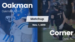 Matchup: Oakman vs. Corner  2019