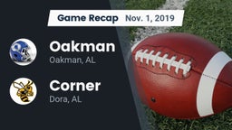Recap: Oakman  vs. Corner  2019