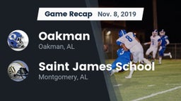 Recap: Oakman  vs. Saint James School 2019