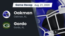 Recap: Oakman  vs. Gordo  2020