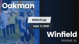 Matchup: Oakman vs. Winfield  2020