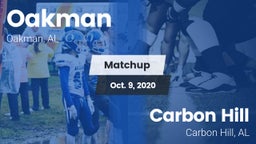 Matchup: Oakman vs. Carbon Hill  2020