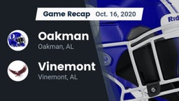 Recap: Oakman  vs. Vinemont  2020