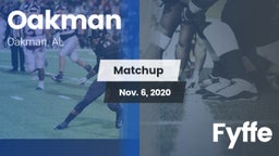 Matchup: Oakman vs. Fyffe 2020