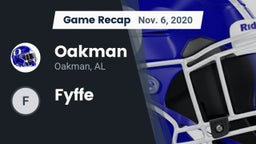 Recap: Oakman  vs. Fyffe 2020