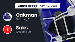 Recap: Oakman  vs. Saks  2021