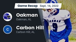 Recap: Oakman  vs. Carbon Hill  2022