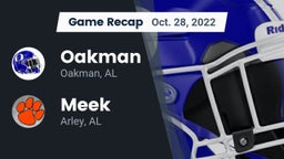 Recap: Oakman  vs. Meek  2022