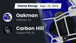 Recap: Oakman  vs. Carbon Hill  2023