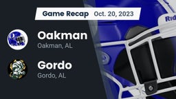 Recap: Oakman  vs. Gordo  2023