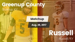 Matchup: Greenup County vs. Russell  2017