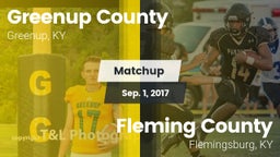 Matchup: Greenup County vs. Fleming County  2017