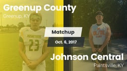 Matchup: Greenup County vs. Johnson Central  2017