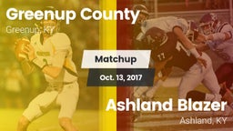 Matchup: Greenup County vs. Ashland Blazer  2017