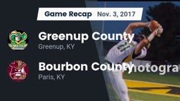 Recap: Greenup County  vs. Bourbon County  2017