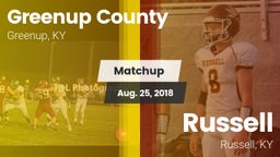 Matchup: Greenup County vs. Russell  2018