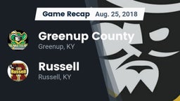 Recap: Greenup County  vs. Russell  2018