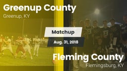 Matchup: Greenup County vs. Fleming County  2018