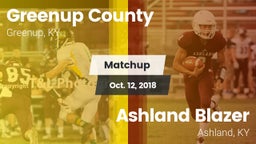 Matchup: Greenup County vs. Ashland Blazer  2018