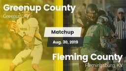 Matchup: Greenup County vs. Fleming County  2019