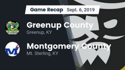 Recap: Greenup County  vs. Montgomery County  2019