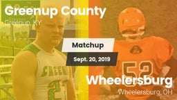 Matchup: Greenup County vs. Wheelersburg  2019