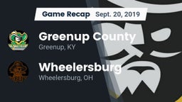 Recap: Greenup County  vs. Wheelersburg  2019