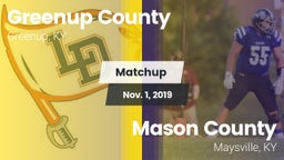 Matchup: Greenup County vs. Mason County  2019