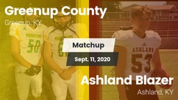 Matchup: Greenup County vs. Ashland Blazer  2020