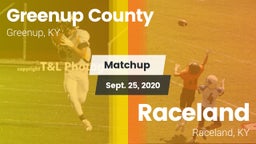 Matchup: Greenup County vs. Raceland  2020