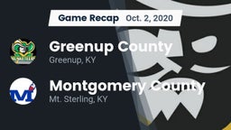 Recap: Greenup County  vs. Montgomery County  2020