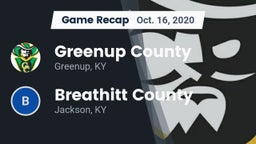 Recap: Greenup County  vs. Breathitt County  2020