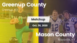 Matchup: Greenup County vs. Mason County  2020