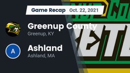 Recap: Greenup County  vs. Ashland  2021