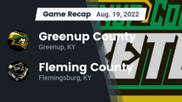 Recap: Greenup County  vs. Fleming County  2022