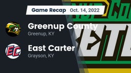 Recap: Greenup County  vs. East Carter  2022