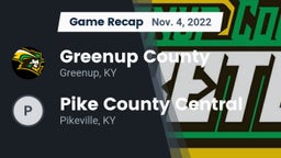 Recap: Greenup County  vs. Pike County Central  2022